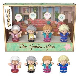The Little People Collector Set - The Golden Girls 4-Figure Set NIB $40